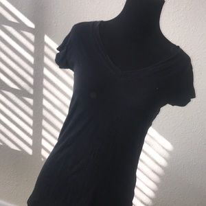 Black v-neck